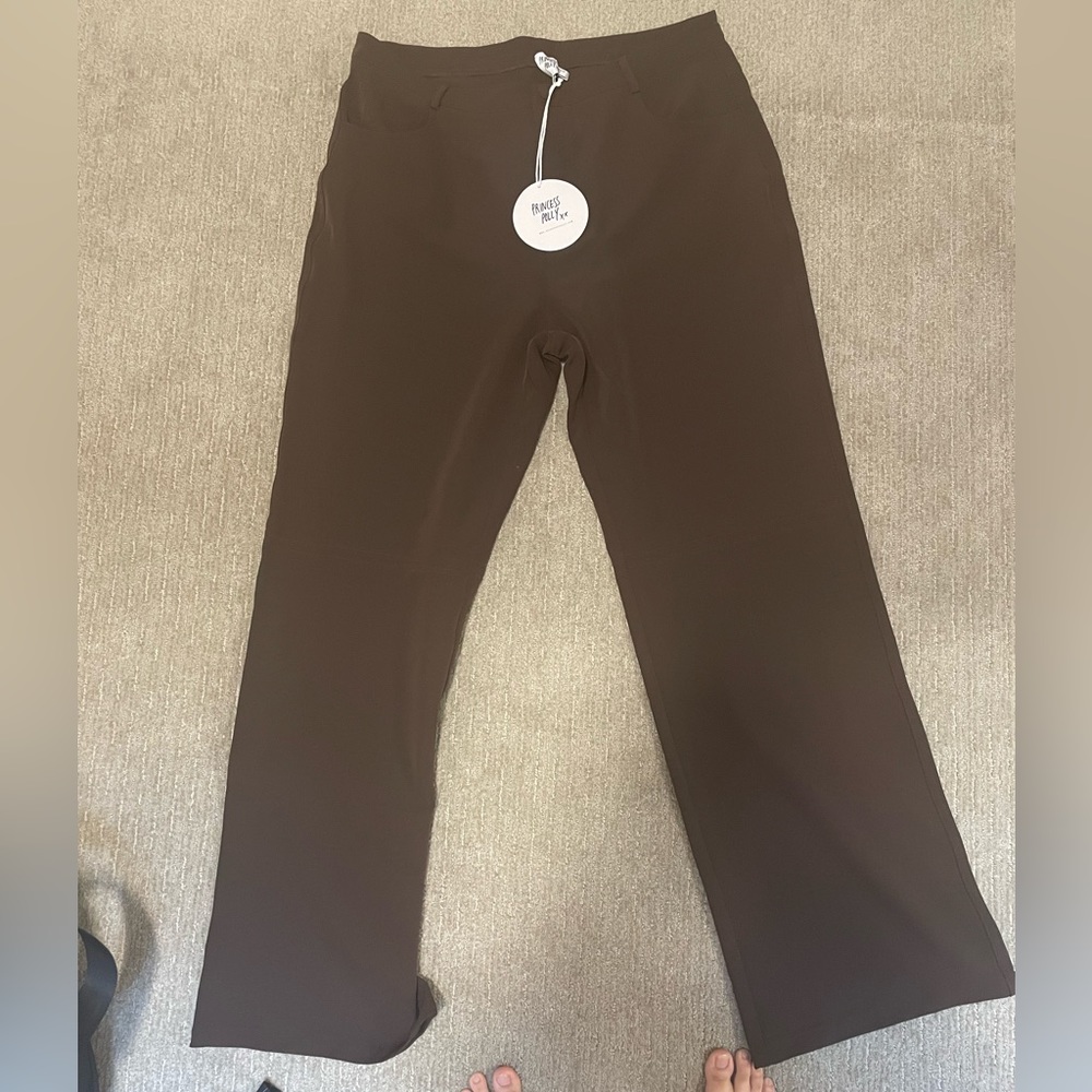 Princess Polly Lulu Pants in Brown
